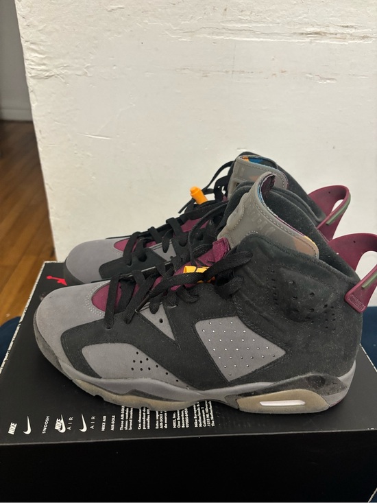 Jordan Other - Jordan Grey, Black and Maroon High-Top Sneakers